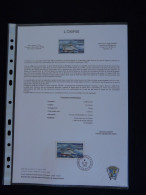 TAAF Notice FDC N°343 Bateau Patrouilleur L'Osiris Polar Ship Boat 2006 (oblit. Terre Adélie) - Polar Ships & Icebreakers