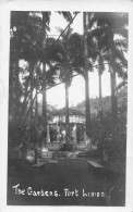 Costa Rica Port Himon Gardens Pavilion RPPC Vintage Postcard - Costa Rica