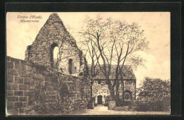 AK Lindow /Mark, Blick Auf Die Klosterruine - Lindow