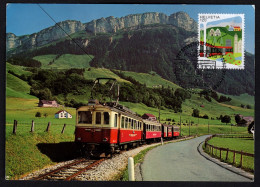 Vintage Maximumkarte 2025 Appenzeller Bahnen - Maximumkaarten