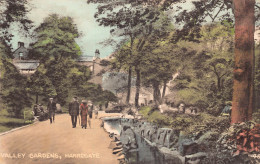 England 1921 Valley Gardens Harrogate Vintage Postcard - Harrogate