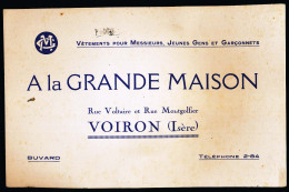 Buvard 23 X 14,8 A LA GRANDE MAISON Vêtements Pour Messieurs, Jeunes Gens Et Garçonnets à Voiron Isère - Kleding & Textiel