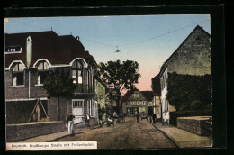 CPA Brumath, Strassburger Strasse Avec Freiheitsplatz - Brumath