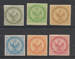 COLONIES GENERALES - 1859-65 - N°YT. 1 à 6 - Aigle Impérial - Série Complète - Neuf Luxe** / MNH - Aigle Impérial