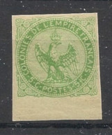 COLONIES GENERALES - 1859-65 - N°YT. 2 - Aigle Impérial 5c Vert - Neuf Luxe** / MNH - Aigle Impérial