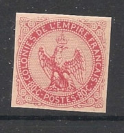COLONIES GENERALES - 1859-65 - N°YT. 6 - Aigle Impérial 80c Rose - Neuf Luxe** / MNH - Aigle Impérial