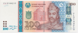 TAJIKISTAN TADJIKISTAN TADSCHIKISTAN 100 SOMONI P-28a Ismoili Somoni - Navruz Palace, Dushanbe 2021 UNC - Tajikistan
