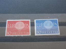 ZWITSERLAND   NUMMER  720-721   POSTFRIS   (MNH) - Ungebraucht