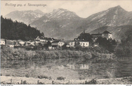 W14- GOLLING - AUTRICHE - GEGEN  DAS  TANNENGEBIRGE  - ( 2 SCANS ) - Golling