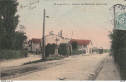 W1-33) BLANQUEFORT -  STATION DU TRAMWAY ELECTRIQUE  -  COULEURS  - EN  1907 - Blanquefort