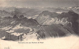 Panorama Pris Aux Rochers De Naye - Veytaux