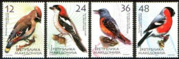 Macedonia 2004 Birds Set Of 4 Stamps MNH - Moineaux