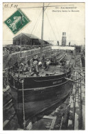 Delcampe - 44  Paimboeuf -  Navire Dans Le Bassin - Paimboeuf