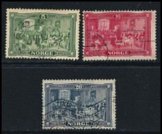 ● NORGE 1914 ֍ Costituzione ֍ N.° 88 /90 Usati ● Serie Completa ● Cat. ? € ● Lotto N. 107 ● - Gebruikt