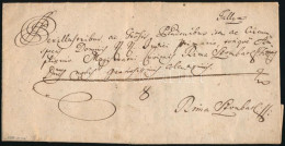 1777 Komplett Magyar Nyelvű Levél "Tállya" Kézírásos Helynévvel Rimaszombatra, 8kr Díjjal / Unpaid Cover With Handwritte - Altri & Non Classificati