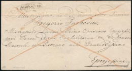 1838 Franco "H.NÉMETHY" - Eperjes, Hátoldali "halb Frco 2x" Díjjal (Rompes 100 P) - Altri & Non Classificati