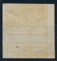 O 1850 1kr Okkersárga HP I B Kétoldali Nyomat / 1kr Ochre HP I B Printed On Both Sided "V. UJHELY" Certificate: Strakosc - Altri & Non Classificati