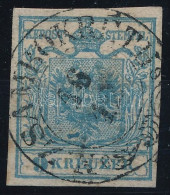 O 1850 9kr HP I Mély állású 9 / 9kr HP I "N. ZSAMBOKRETH" Magistris 83, Index 10 (ANK EUR 270.-) Certificate: Strakosch - Altri & Non Classificati
