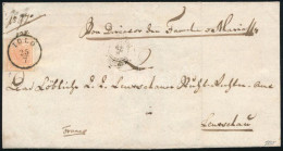 1858 3kr MP III. Kis Kis Lemezhiba Levélen / 3kr MP III With Plate Flaw On Cover "IGLÓ" - "LÖCSE" - Autres & Non Classés