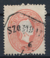 O 1861 5kr Látványos Festékfoltok A Fejen / 5kr With Paint Spot On The Head "SZOMBATHELY" Certificate: Steiner - Autres & Non Classés