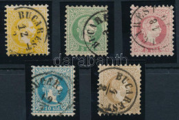 O Magyar Posta Romániában 1867 Teljes Sor (264.000) / Hungarian Post In Romania 1867 Complete Set - Autres & Non Classés