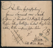 ~1842 Portós Levél / Unpaid Cover "MEZŐKÖVESD" - Wien - Otros & Sin Clasificación