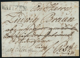 1845 Portós Levél / Unpaid Cover "WAITZEN" - "PESTH" - Otros & Sin Clasificación