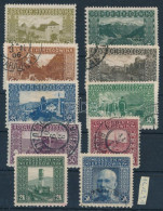 O 1906 10 Klf érték Vegyes Fogazással / Mixed Perforation - Altri & Non Classificati