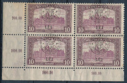 ** Kolozsvár 1919 Parlament 10K ívsarki 4-es Tömb Sign: Bodor - Altri & Non Classificati