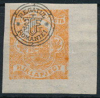 ** Nagyvárad 1919 Hírlapbélyeg Eltolódott Felülnyomással, A BANI Szó Nélkül / Mi 19 With Shifted Perforation Sign: Bodor - Otros & Sin Clasificación