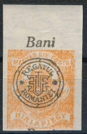 ** Nagyvárad 1919 Hírlapbélyeg ívszéli, Eltolódott Felülnyomással Signed: Bodor - Otros & Sin Clasificación