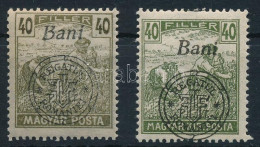 ** Nagyvárad 1919 Arató és Magyar Posta 40f / Mi 36 + 69 II. Signed: Bodor - Otros & Sin Clasificación