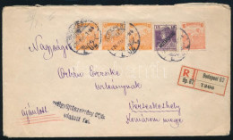 1920 Ajánlott Levél "(Le)vélgyűjtőszekrény útján Adatott Fel" Bélyegzéssel, "BUDAPEST" - Vérteskethely / Registered Cove - Autres & Non Classés