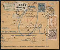 1923 Csomagszállító Budapestről Pécsre Küldve, Ott 30K Bélyeggel Bérmentesítve, Majd "Nem Fogadta El." Jelzéssel Visszak - Autres & Non Classés