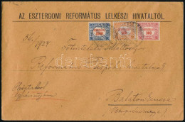 1924 Hivatalos Levél 1800K Bérmentesítéssel / Official Cover "ESZTERGOM" - Balatonkenese - Autres & Non Classés