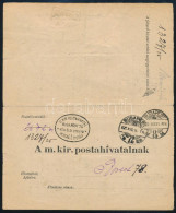 1925 Budapest Helyi Nyomtatvány / Local Printed Matter - Autres & Non Classés