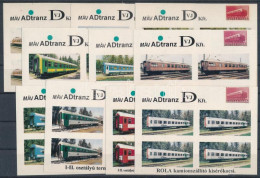 Delcampe - ** 1997/9aa-9aj Vasút 10 Db-os Emlékív Garnitúra - Altri & Non Classificati