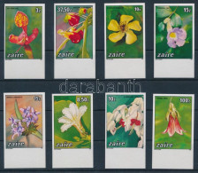 ** 1984 Virágok Vágott ívszéli Sor Mi 853-860 / Imperforated Margin Set - Autres & Non Classés