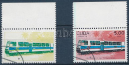 O 1988 Vonat Mi 3186 Fekete és Piros Szín Hiányával + Támpéldány - Autres & Non Classés