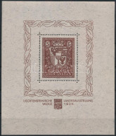 ** 1934 Vaduz Blokk Mi 1 Postatiszta Luxus Példány (Mi EUR 2.000.-) Certificate: Zierer - Otros & Sin Clasificación