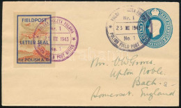 1943 Lengyel Tábori Posta Levél / "POLISH FIELD POST OFFICE" Cover - Autres & Non Classés