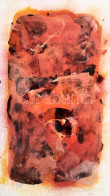 Klimó Károly (1936): Cím Nélkül (2005). Vegyes Technika, Papír. Jelezve Jobbra Lent. Üvegezett Fakeretben. 51x29 Cm. Pro - Autres & Non Classés
