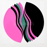 Fajó János (1937-2018): Mélység, 1987. Szitanyomat, Papír, Jelzett. Számozott: 49/130. 31,5x31,5 Cm. Üvegezett Fakeretbe - Autres & Non Classés