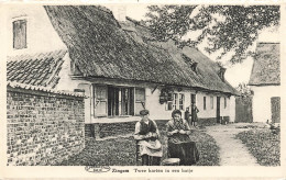BELGIQUE - Zingem - Twee Harten In Een Hutje - Ferme - Villageois - Edit O Preaux Et Cie Ghlin - Carte Postale Ancienne - Zingem
