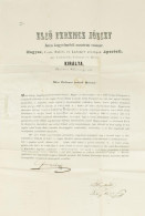 1861. Az Országgűlés összehívásáról Rendelkező Császári Levél Nagykároly Városának Címezve. Ferenc József Császár Autogr - Non Classés