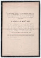 1876 Gróf Hídvégi Mikó Imre (1805-1876) Erdélyi Magyar államférfi, Művelődés- és Gazdaságpolitikus, Erdélyi Főkormányzó, - Non Classés