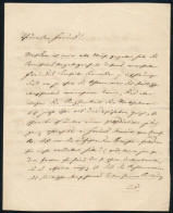 Cca 1920 Nagyapponyi Gróf Apponyi Albert (1846-1933) Német Nyelvű Levele Ismeretlen Barátjának. Apponyi Beszámol, Hogy M - Non Classés