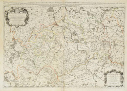 [Felső-Szászország, Brandenburg, Pomeránia Rézmetszetű Térképe] Le Cercle De La Haute Saxe Le Duche Et Electorat De Saxe - Other & Unclassified