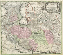 [Perzsia Színezett Rézmetszetű Térképe] Opulentissimi Regni Persiae... Seutter, George Matthaeus (1678 - 1757), Cca 1740 - Other & Unclassified