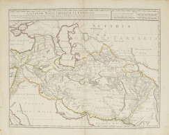 [Nagy Sándor Birodalmának Rézmetszetű Térképe] 1731 Guillaume De L'Isle (1675-1726): Alexandri Magni Imperium Et Expedit - Other & Unclassified